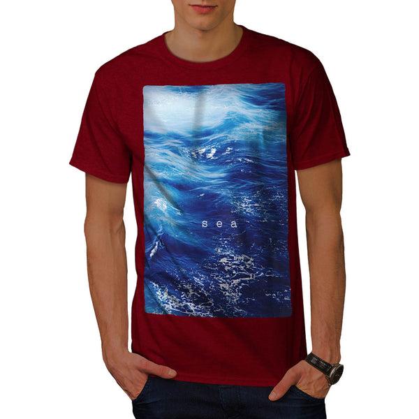 Beautiful Blue Sea Mens T-Shirt