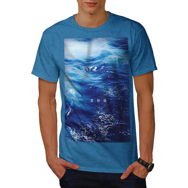 Beautiful Blue Sea Mens T-Shirt