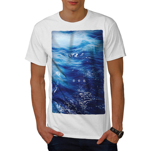 Beautiful Blue Sea Mens T-Shirt