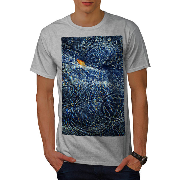 Clear Water Ripple Mens T-Shirt