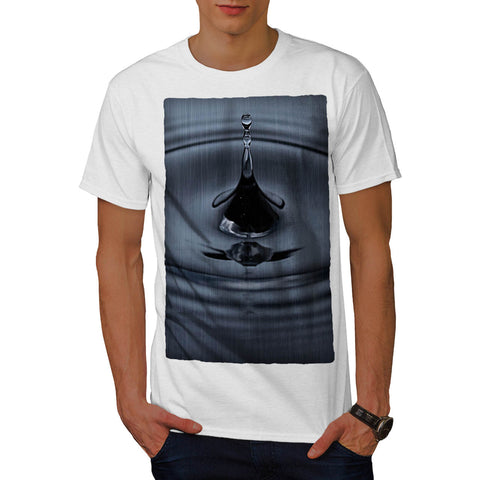 Faded Water Droplet Mens T-Shirt