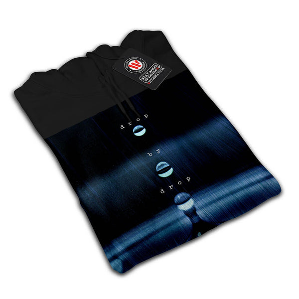 Fresh Rain Drops Mens Hoodie
