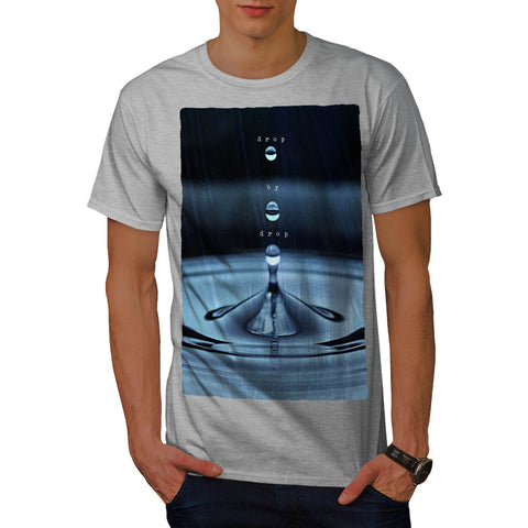 Fresh Rain Drops Mens T-Shirt