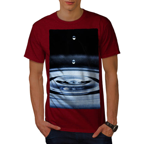 Falling Water Bead Mens T-Shirt