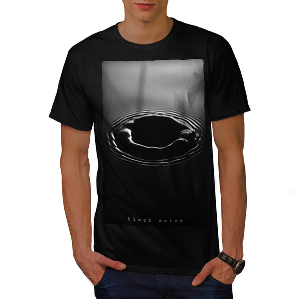 Black Hole Water Mens T-Shirt