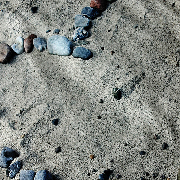 Beach Pebble Heart Mens T-Shirt