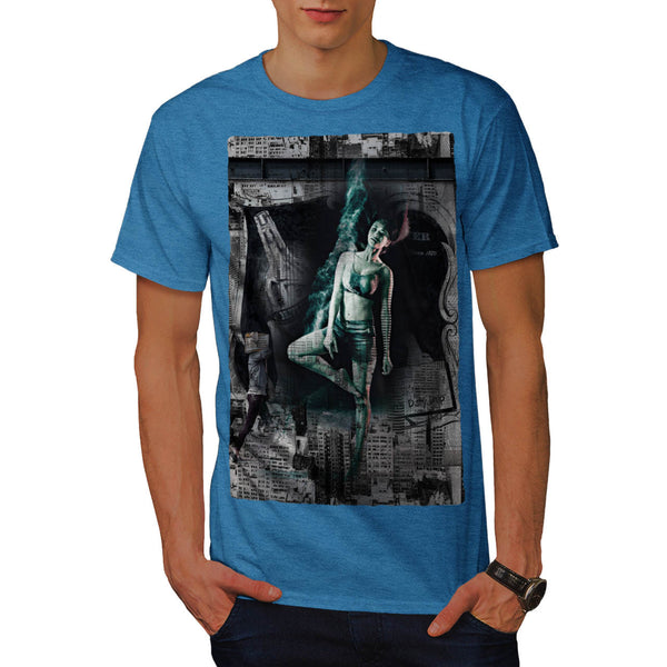 Downtown Girl City Life Mens T-Shirt