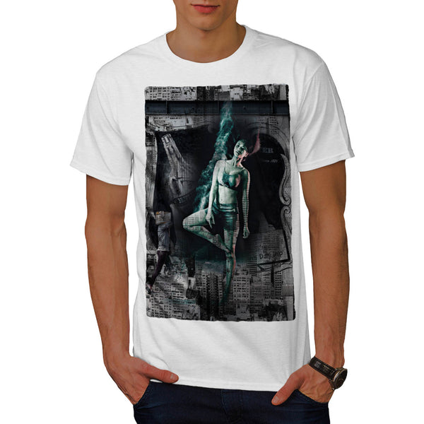 Downtown Girl City Life Mens T-Shirt