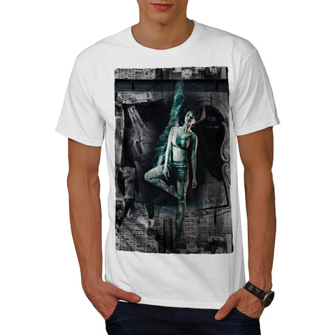 Downtown Girl City Life Mens T-Shirt