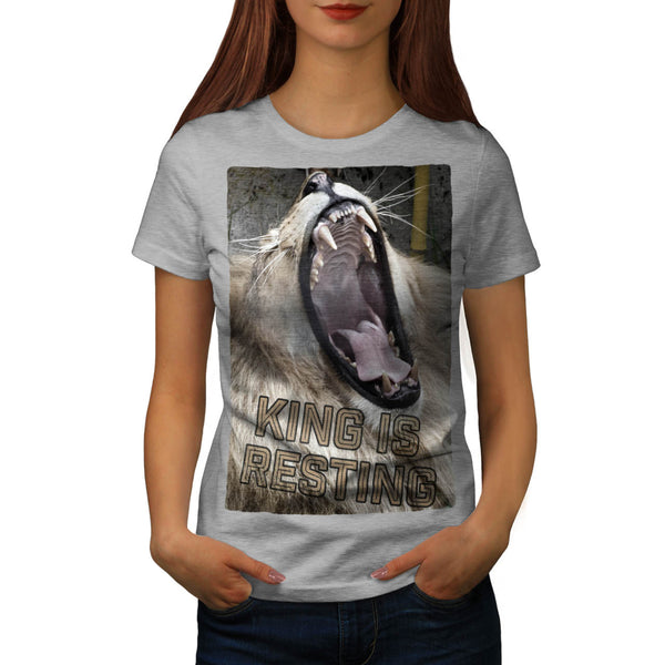 Jungle King Is Resting Womens T-Shirt