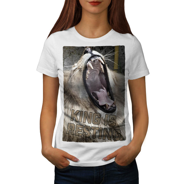 Jungle King Is Resting Womens T-Shirt