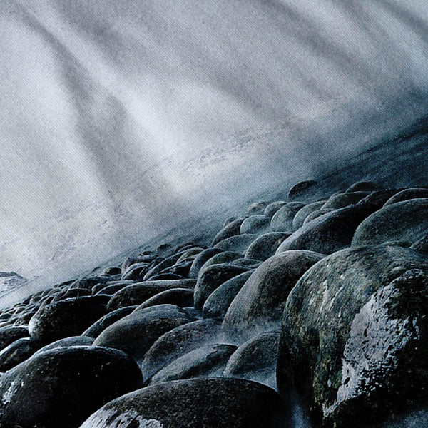 Foggy Sea Shore Mens T-Shirt