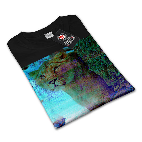 Jungle Cat Queen Look Mens Long Sleeve T-Shirt