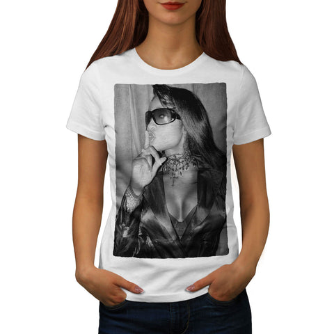 Young Lady Model Womens T-Shirt