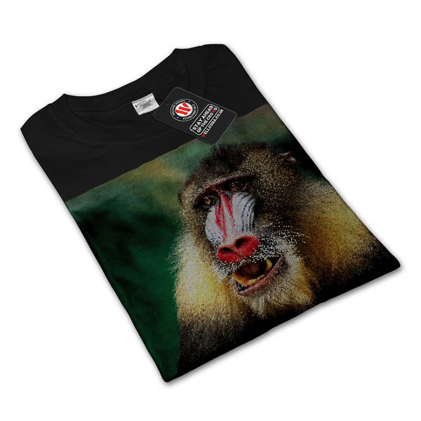 Baboon Monkey Look Mens Long Sleeve T-Shirt