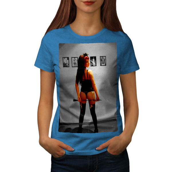 Dominatrix Redhead Womens T-Shirt