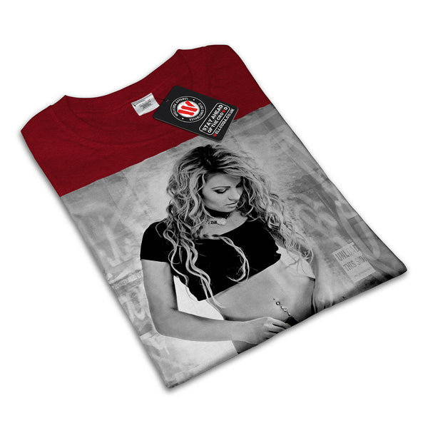 Blond In Blue Jeans Mens T-Shirt