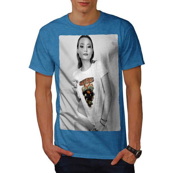 Lovely Asian Girl Mens T-Shirt