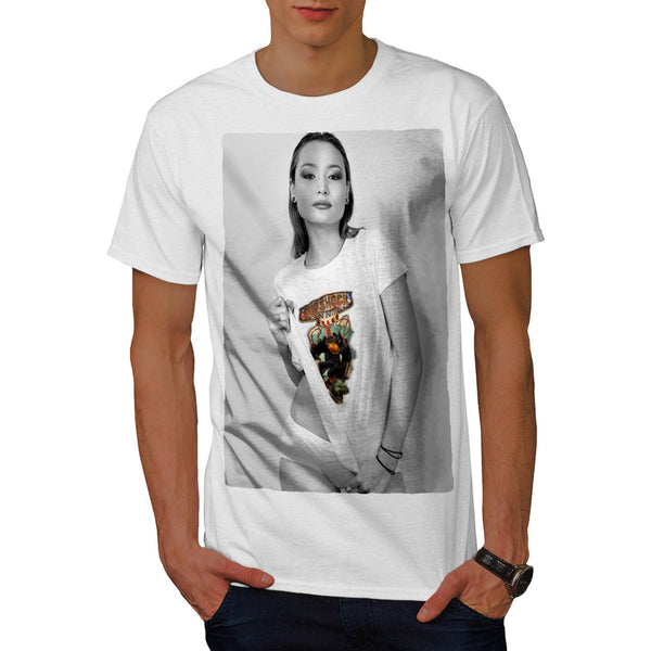 Lovely Asian Girl Mens T-Shirt