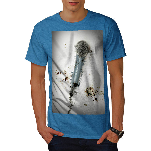 Microphone Art Mens T-Shirt