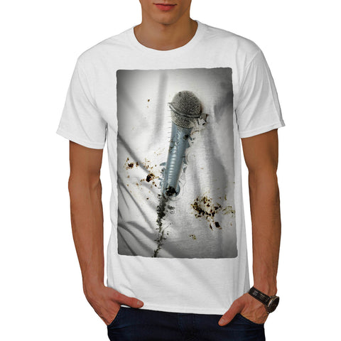 Microphone Art Mens T-Shirt