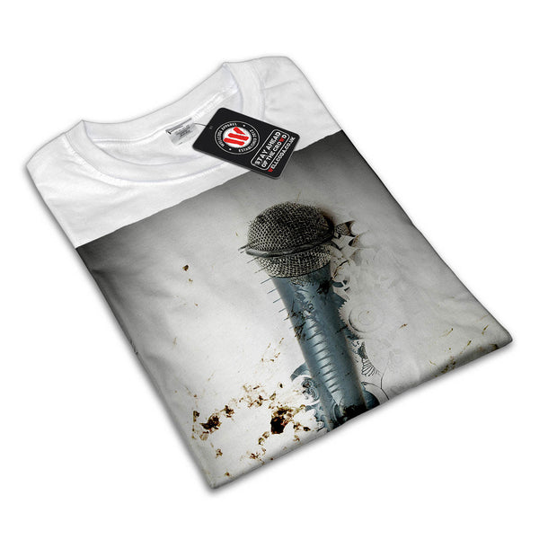 Microphone Art Mens T-Shirt