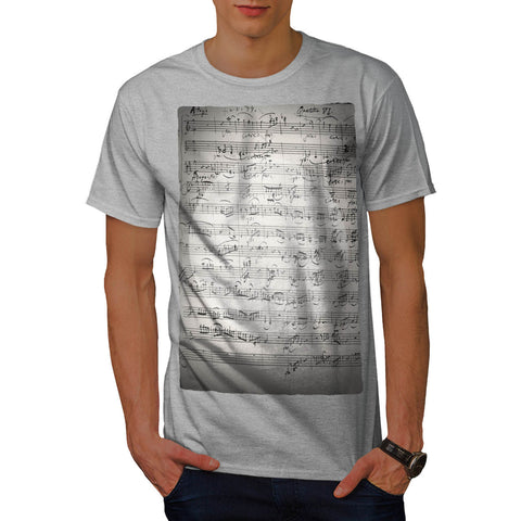 Classic Music Sheet Mens T-Shirt