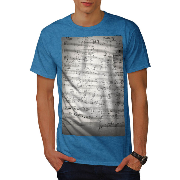 Classic Music Sheet Mens T-Shirt