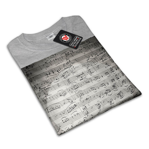Classic Music Sheet Mens T-Shirt