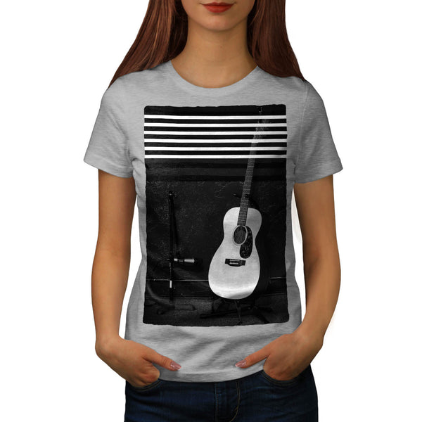 Acoustic Guitar Womens T-Shirt