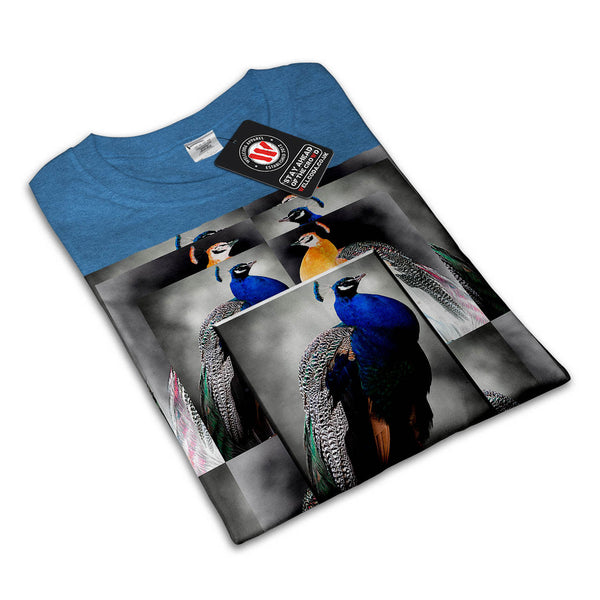 Collage Peacock Beauty Mens T-Shirt