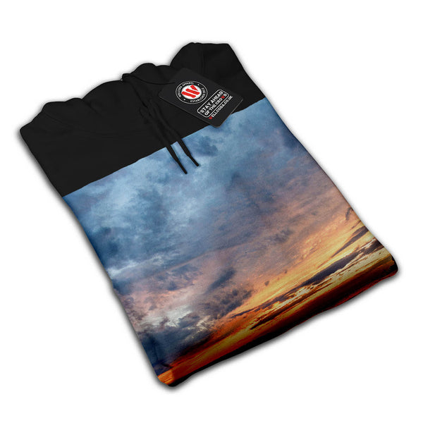 Deep Sea Sunset Mens Hoodie