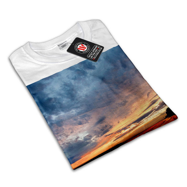 Deep Sea Sunset Mens T-Shirt