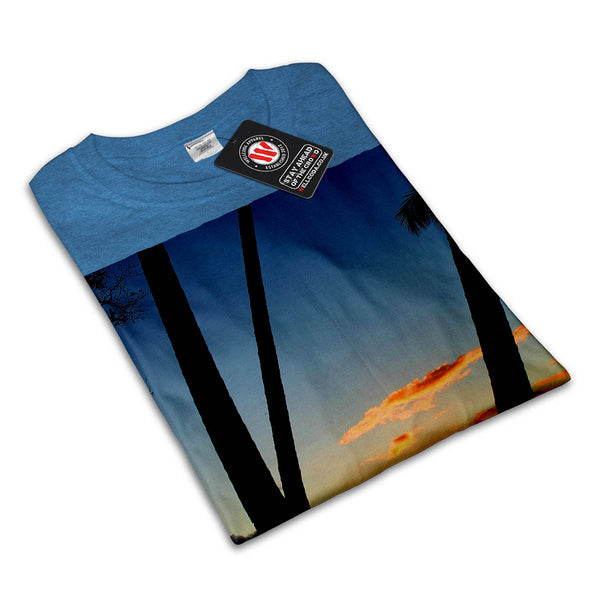 Beach Palm Trees Mens T-Shirt