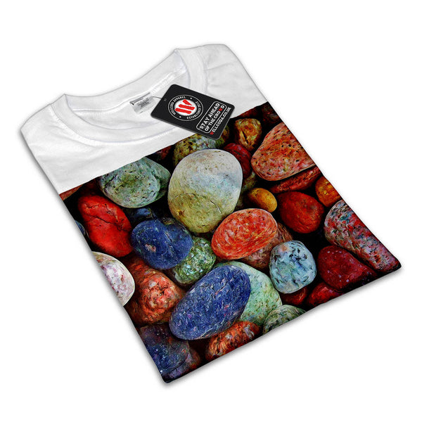 Colorful Sea Rocks Mens T-Shirt