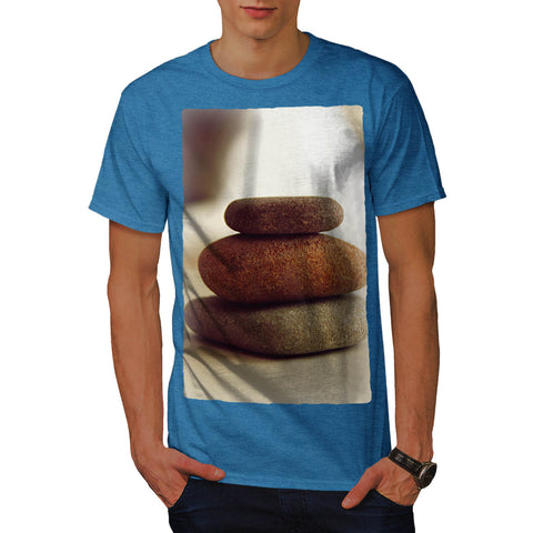 Beach Rocks Art Mens T-Shirt