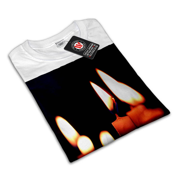 Burning Candles Mens T-Shirt