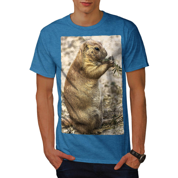 Chipmunk Eating Food Mens T-Shirt