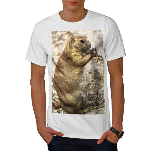 Chipmunk Eating Food Mens T-Shirt