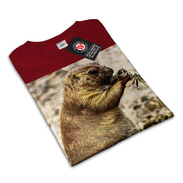 Chipmunk Eating Food Mens T-Shirt