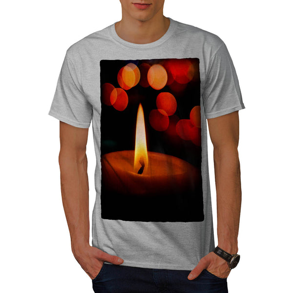 Candle Flames Mens T-Shirt