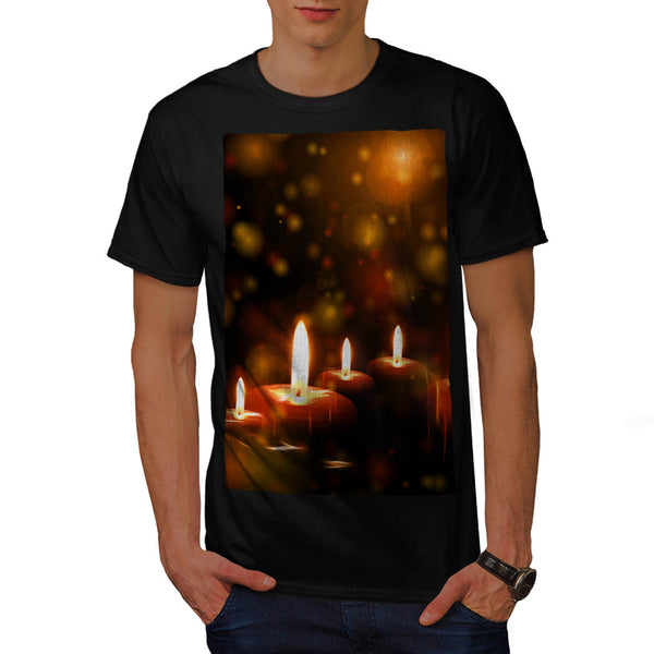 Candle Flames Mens T-Shirt
