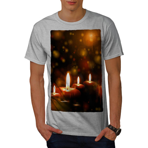 Candle Flames Mens T-Shirt