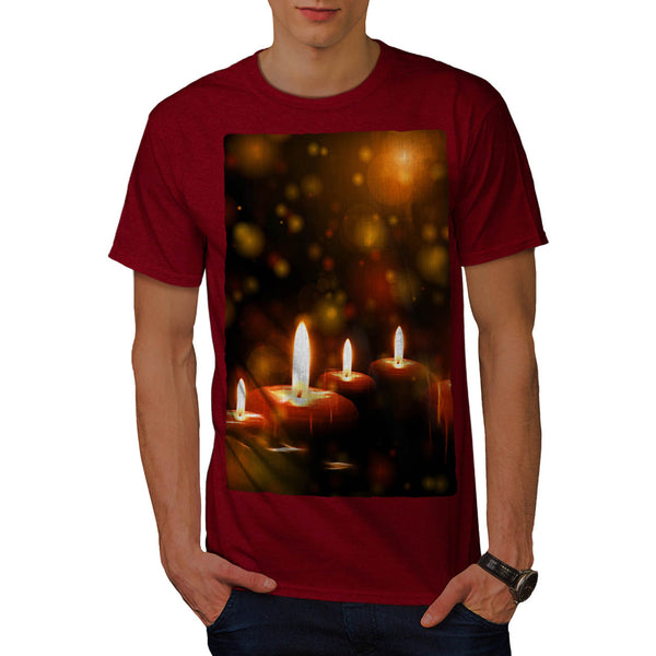 Candle Flames Mens T-Shirt