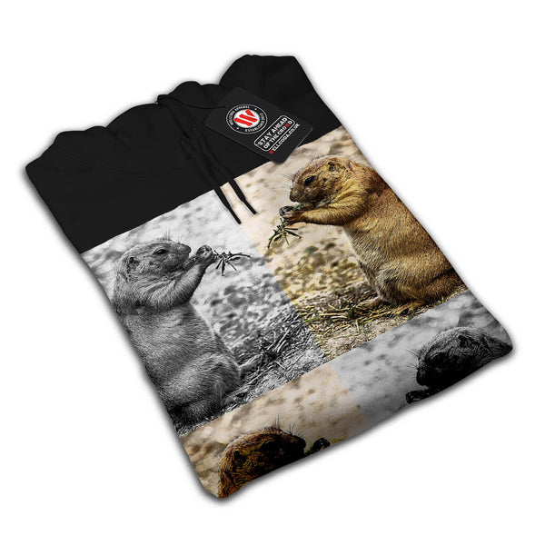 Funny Chipmunk Collage Womens Hoodie