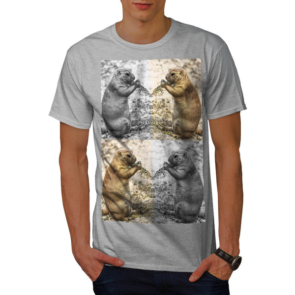 Funny Chipmunk Collage Mens T-Shirt