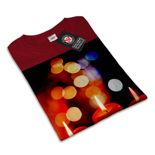 Burning Candles Mens T-Shirt