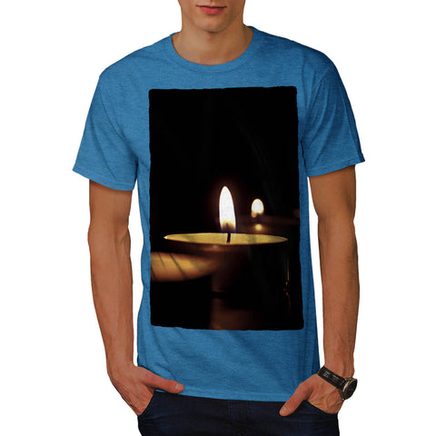 Burning Candles Mens T-Shirt