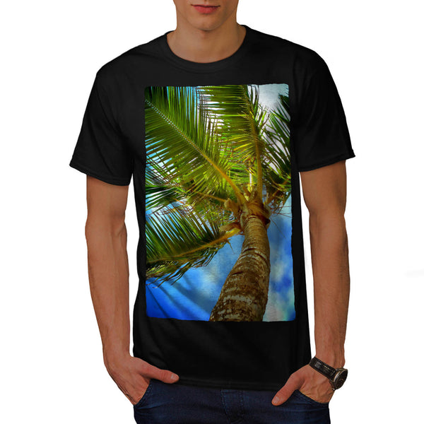 Exotic Tall Palm Tree Mens T-Shirt