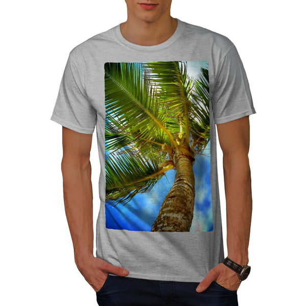Exotic Tall Palm Tree Mens T-Shirt